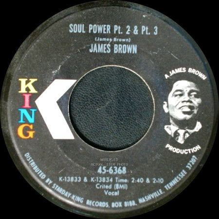 James Brown - Soul Power Pt. 2 & Pt. 3 / Soul Power Pt. 1 side A