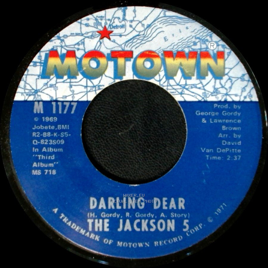 The Jackson 5 - Mama's Pearl / Darling Dear side B
