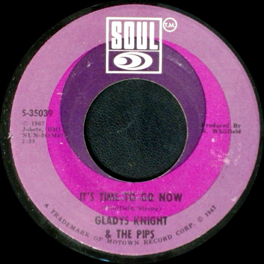 Gladys Knight & The Pips - It's Time To Go Now / I Heard It Through The Grapevine side A