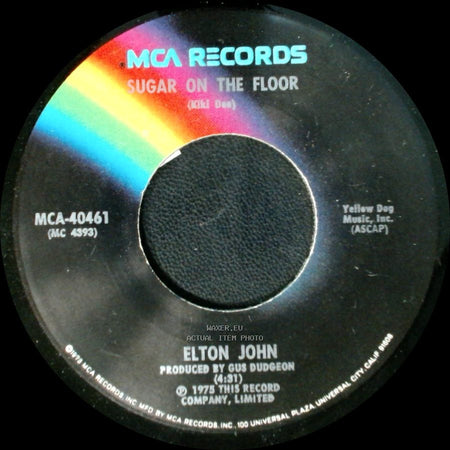 Elton John - Sugar On The Floor / Island Girl side A