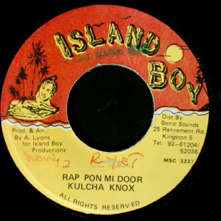 Kulcha Knox - Rap Pon Mi Door / Version side A
