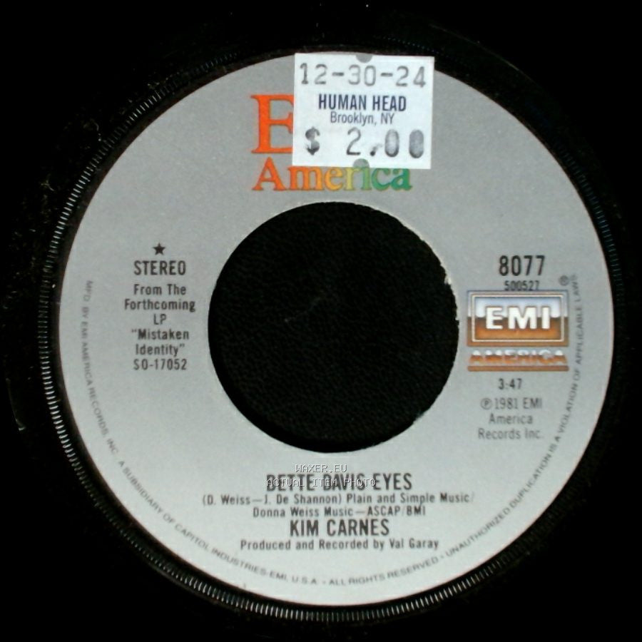Kim Carnes - Bette Davis Eyes / Miss You Tonite side A