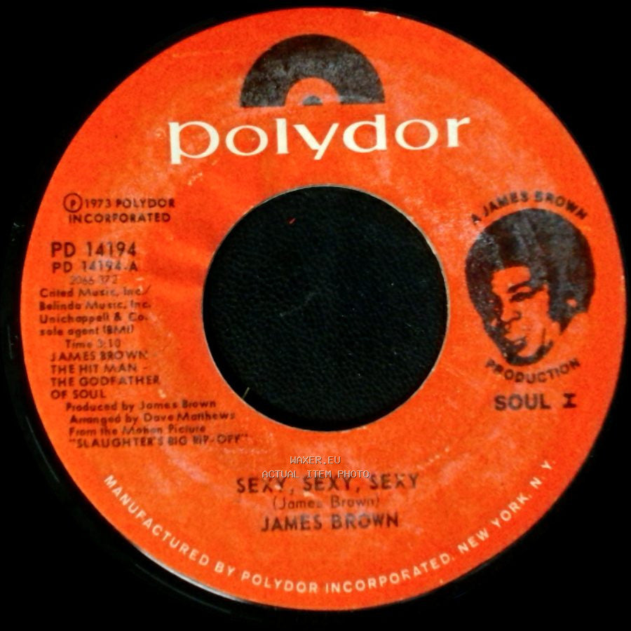 James Brown - Slaughter Theme / Sexy, Sexy, Sexy side B