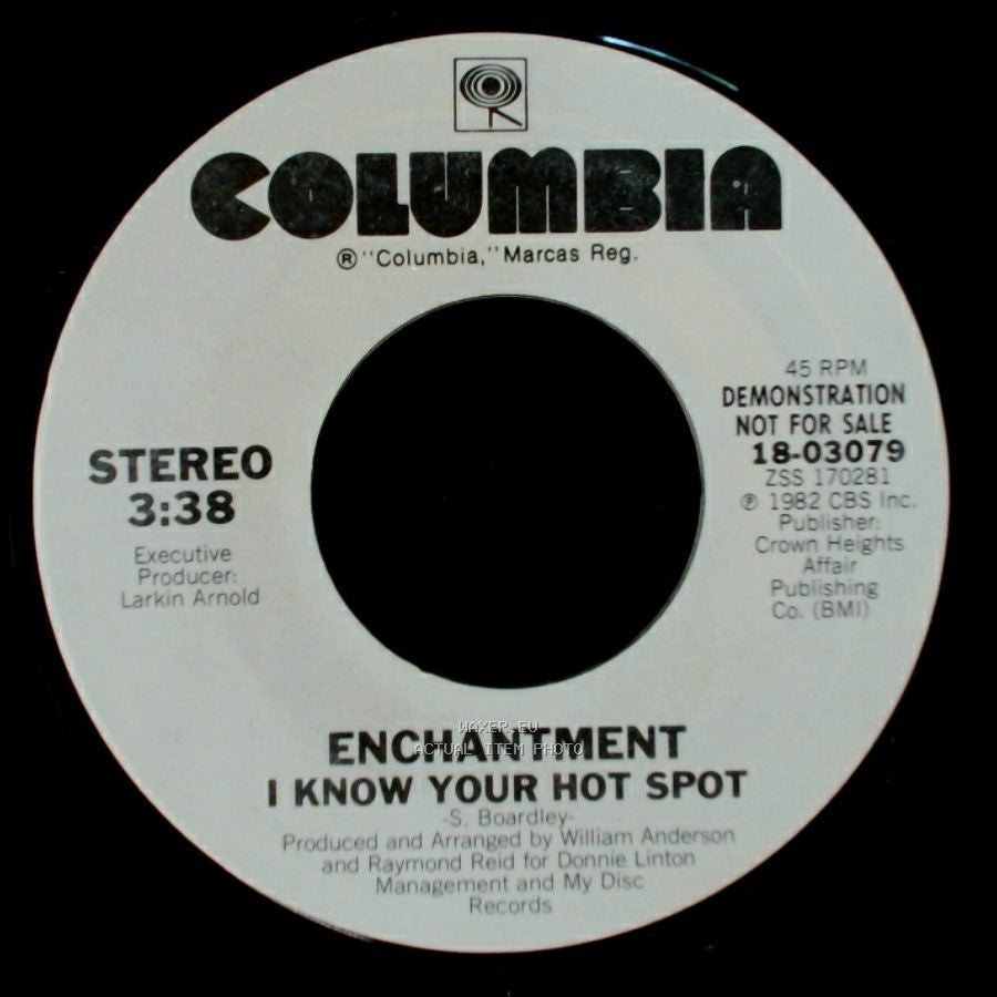 Enchantment - I Know Your Hot Spot / I Know Your Hot Spot side A