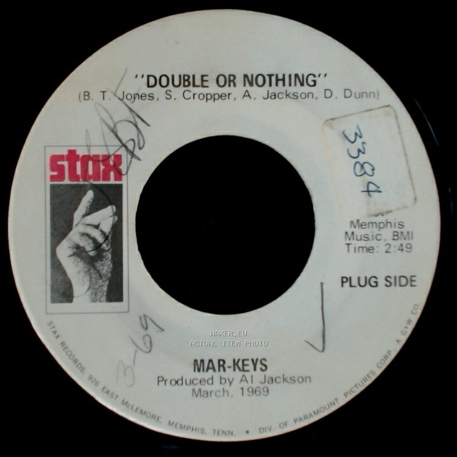 Mar-Keys - Knock On Wood / Double Or Nothing side B