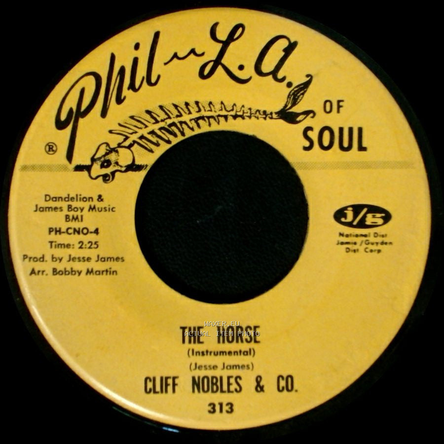 Cliff Nobles / Cliff Nobles & Co. - Love Is All Right / The Horse side B