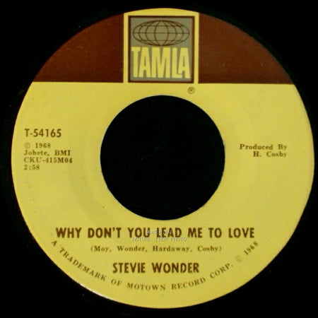 Stevie Wonder - Why Don't You Lead Me To Love / Shoo-Be-Doo-Be-Doo-Da-Day side A