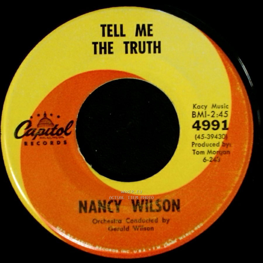 Nancy Wilson - My Sweet Thing / Tell Me The Truth side B