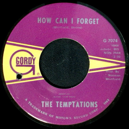 The Temptations - Please Return Your Love To Me / How Can I Forget side B
