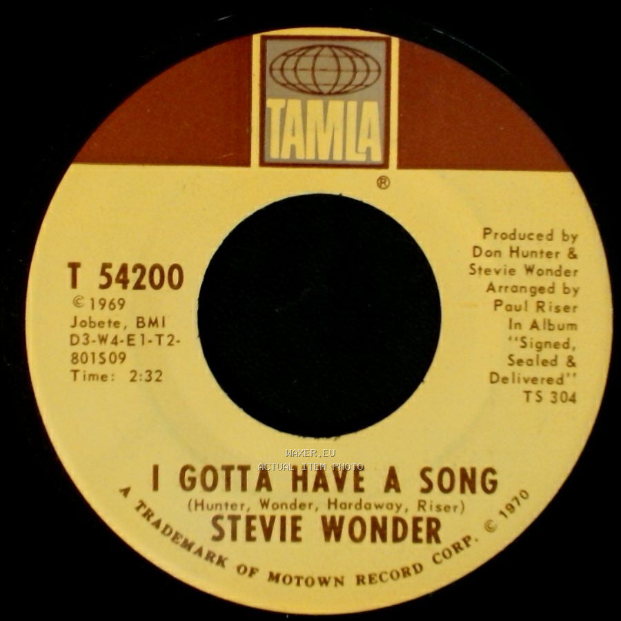 Stevie Wonder - I Gotta Have A Song / Heaven Help Us All side A