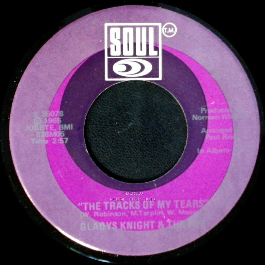 Gladys Knight & The Pips - The Tracks Of My Tears / If I Were Your Woman side A
