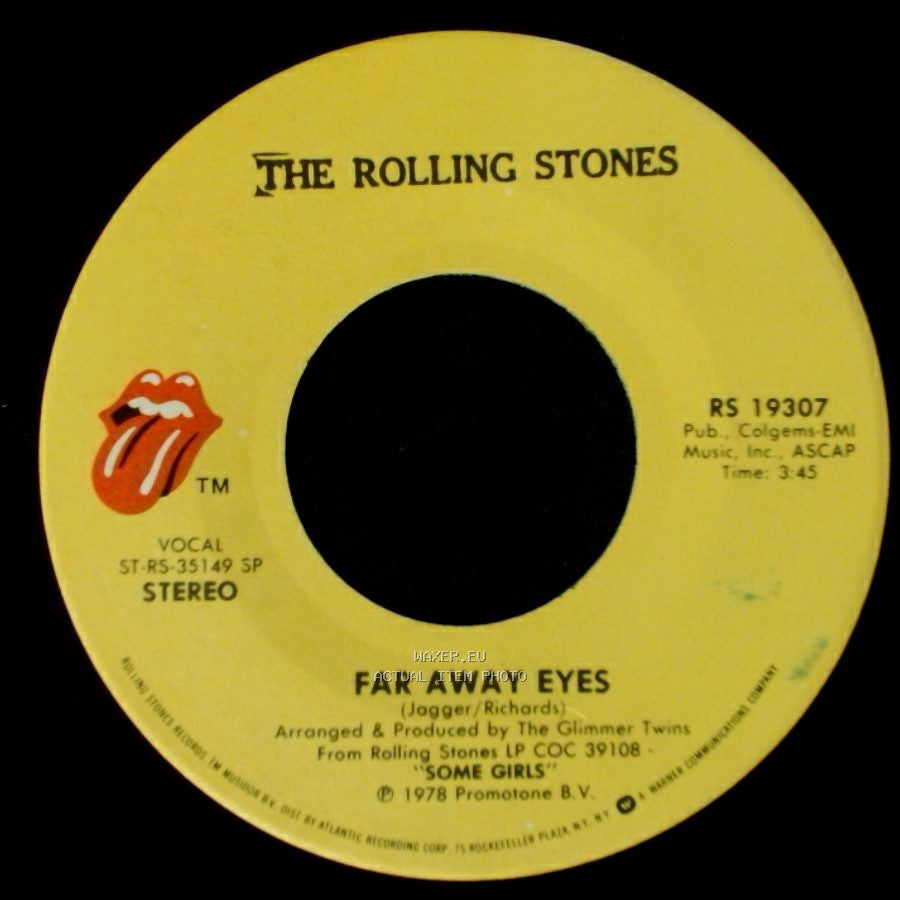 The Rolling Stones - Miss You / Far Away Eyes side B