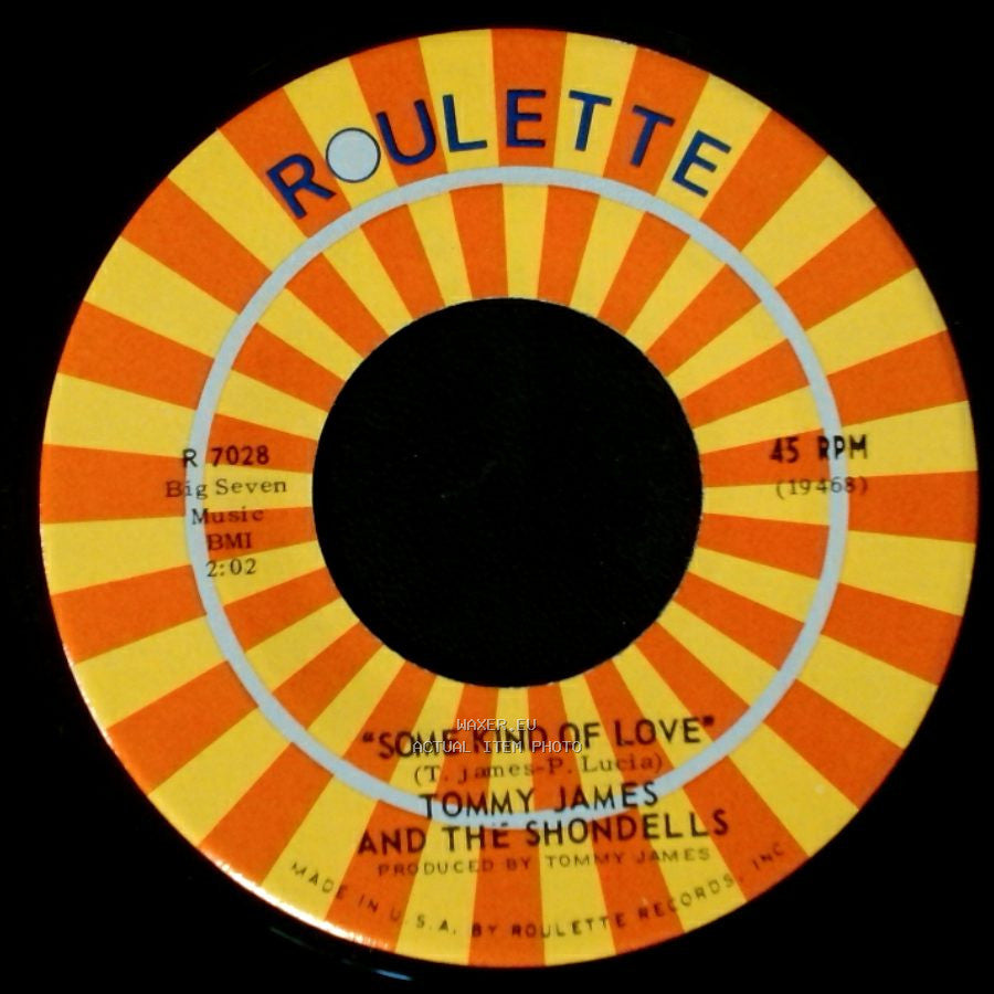 Tommy James And The Shondells - Some Kind Of Love / Crimson And Clover side A
