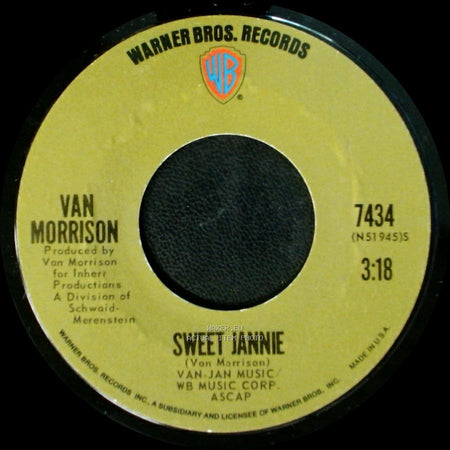 Van Morrison - Domino / Sweet Jannie side B