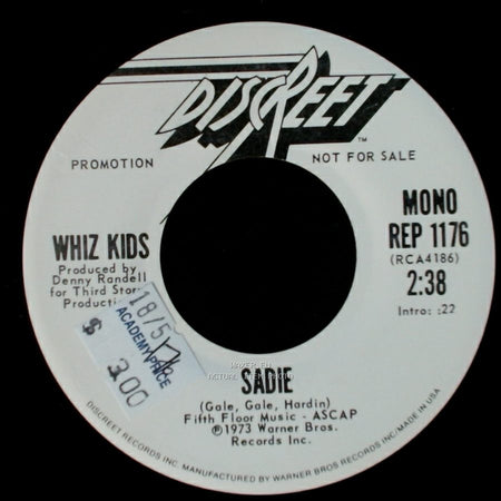 Whiz Kids - Sadie / Sadie side B