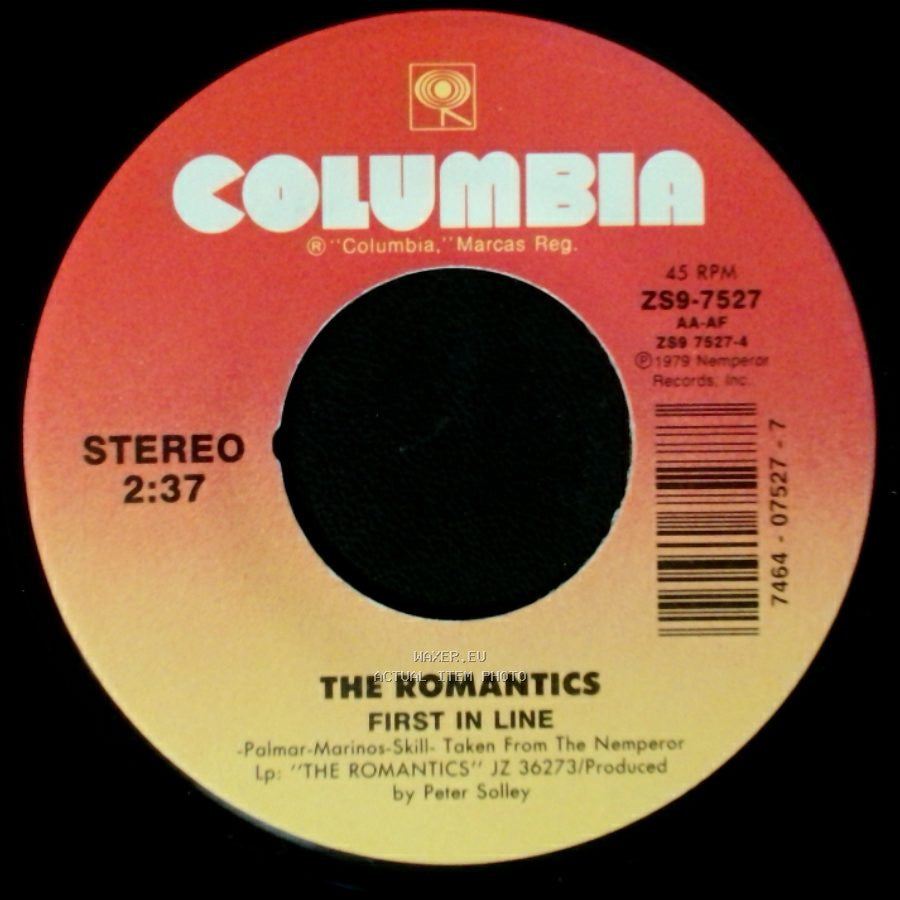 The Romantics - What I Like About You / First In Line side B