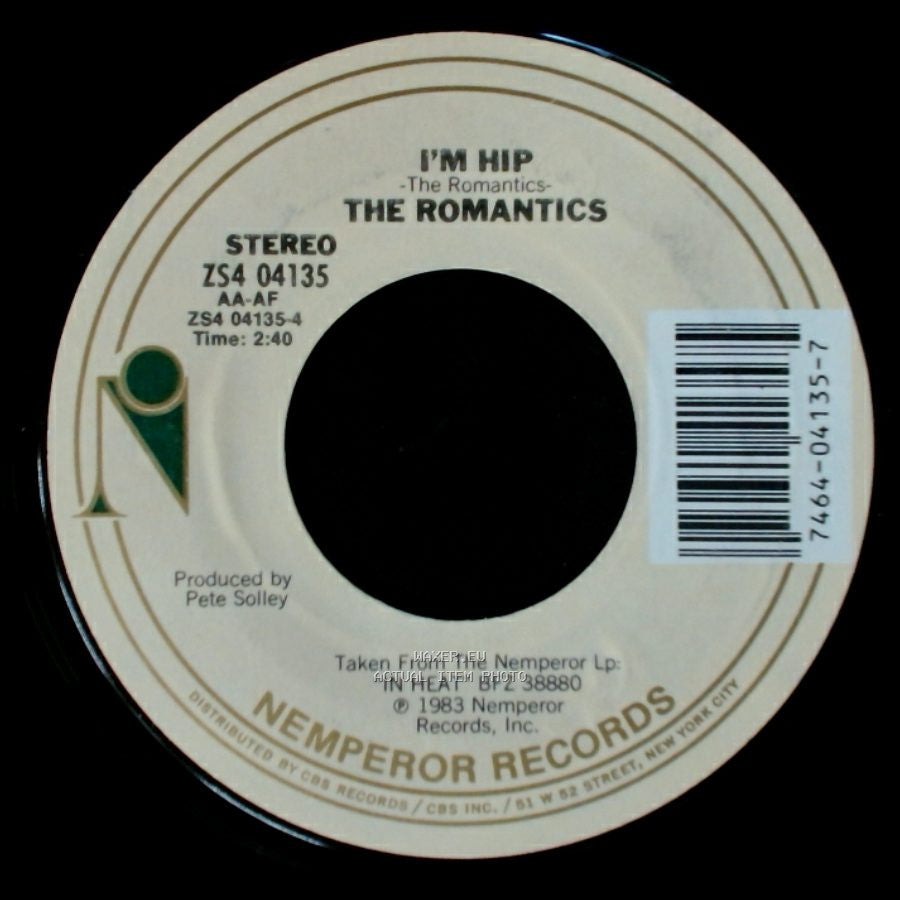 The Romantics - Talking In Your Sleep / I'm Hip side B