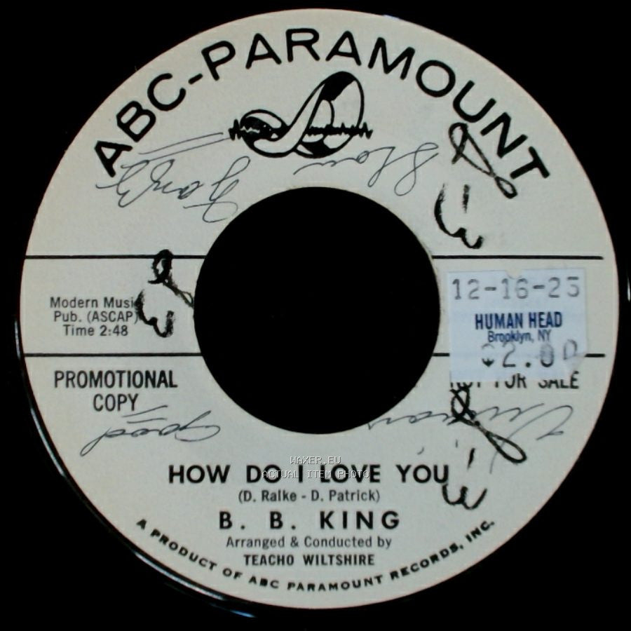 B. B. King - Slowly Losing My Mind / How Do I Love You side B