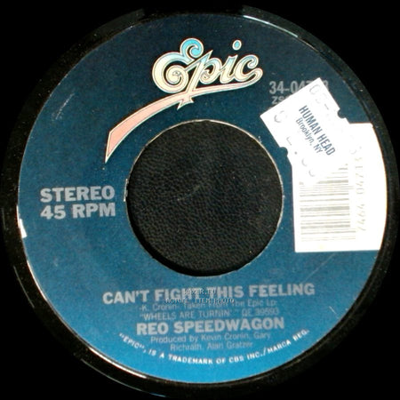 Reo Speedwagon - Can't Fight This Feeling / Break His Spell side B