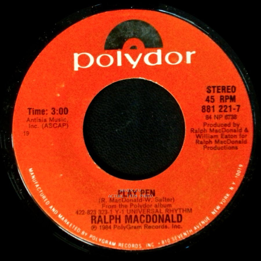 Ralph Macdonald - Play Pen / In The Name Of Love side A