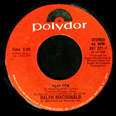 Ralph Macdonald - Play Pen / In The Name Of Love side A