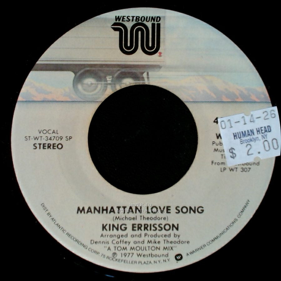 King Errisson - Manhattan Love Song / L. A. Bound side A