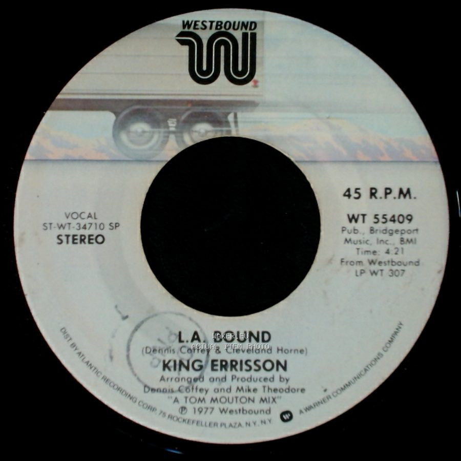 King Errisson - Manhattan Love Song / L. A. Bound side B