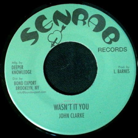 Jah Tuff / John Clarke - Thriller In Manila / Wasn't It You side B