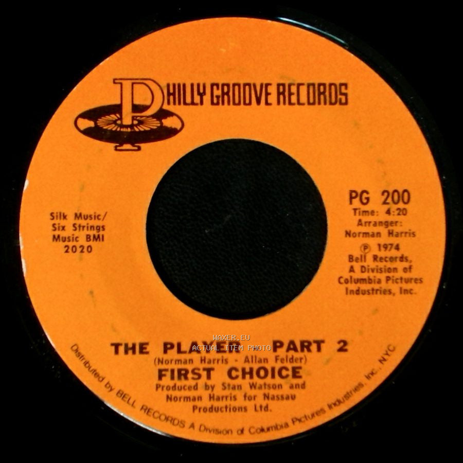 First Choice - The Player - Part 1 / The Player - Part 2 side B