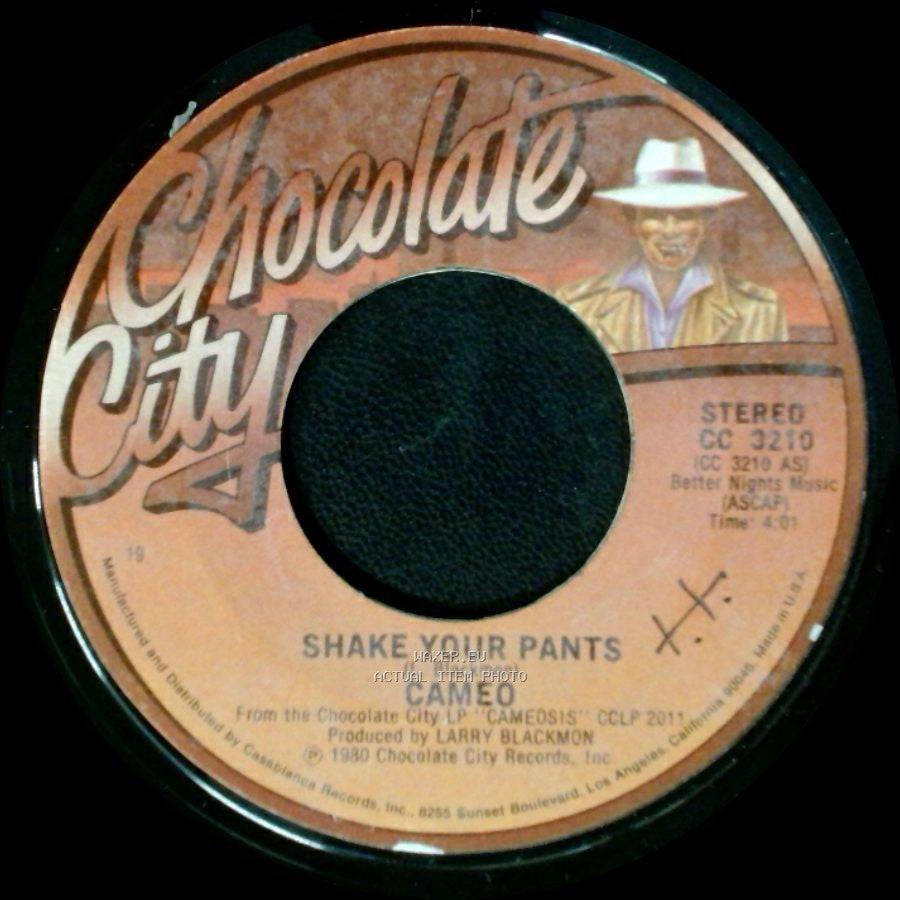Cameo - I Care For You / Shake Your Pants side B