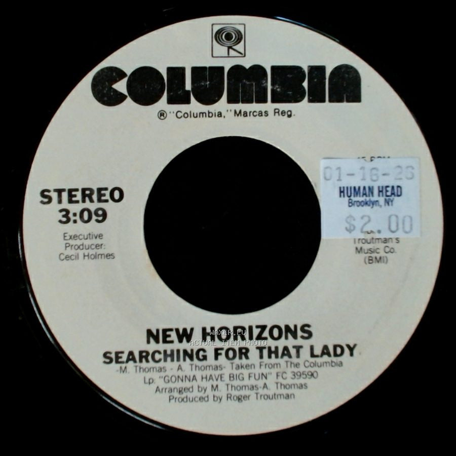 New Horizons - Searching For That Lady / Searching For That Lady side B