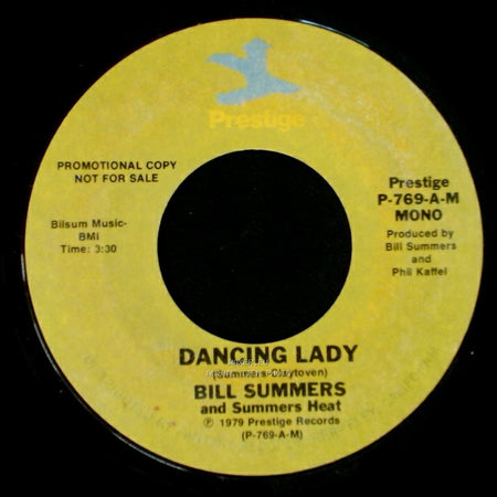 Bill Summers And Summers Heat - Dancing Lady / Dancing Lady side A