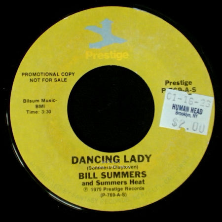 Bill Summers And Summers Heat - Dancing Lady / Dancing Lady side B