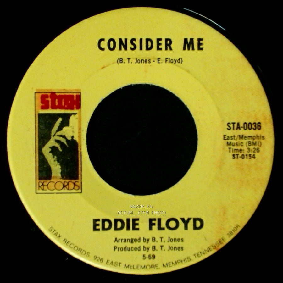 Eddie Floyd - Don't Tell Your Mama (Where You've Been) / Consider Me side B