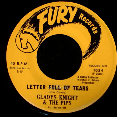 Gladys Knight & The Pips - Letter Full Of Tears / You Broke Your Promise side A