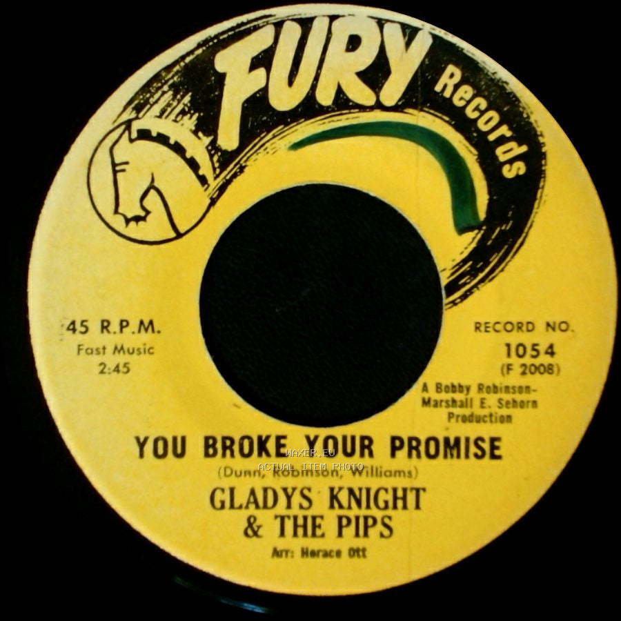 Gladys Knight & The Pips - Letter Full Of Tears / You Broke Your Promise side B