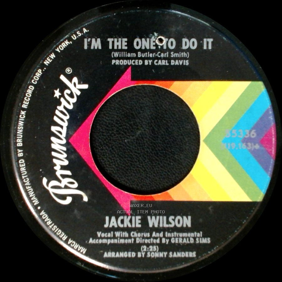 Jackie Wilson - I'm The One To Do It / Higher side A