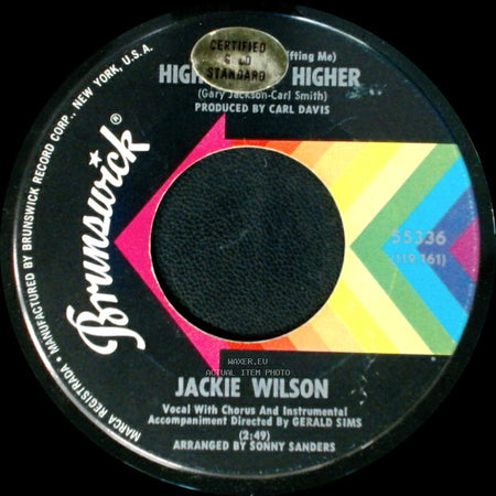 Jackie Wilson - I'm The One To Do It / Higher side B