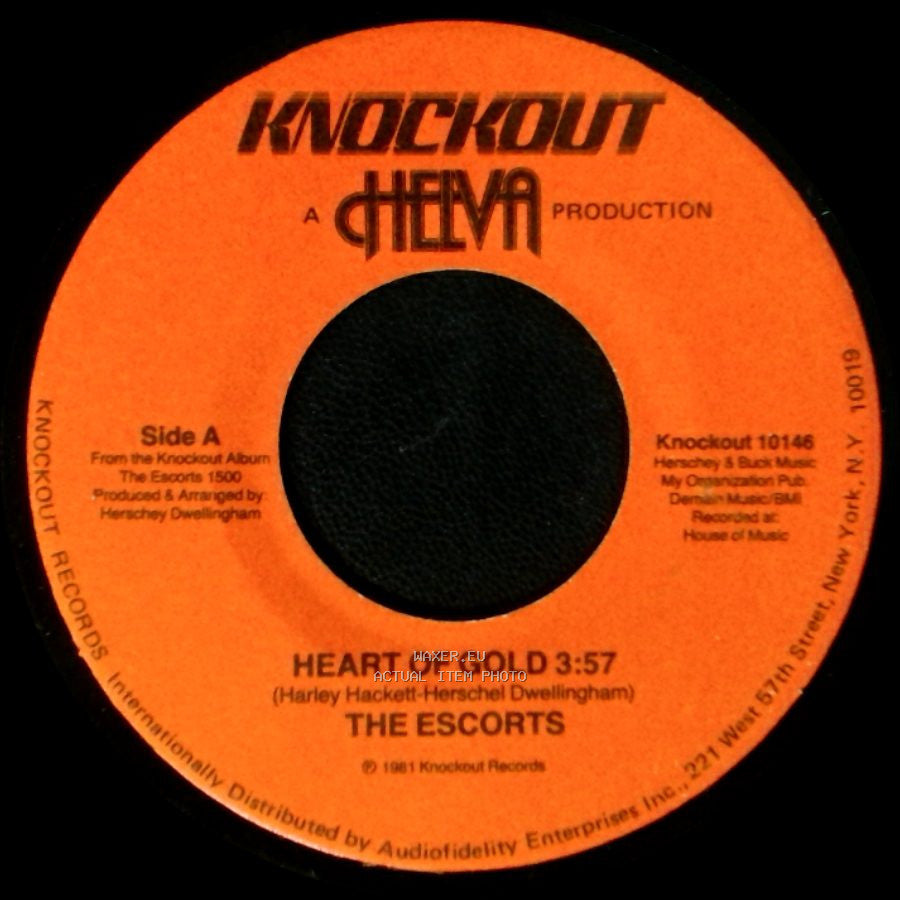 The Escorts - Heart Of Gold / Sing A Happy Song side A