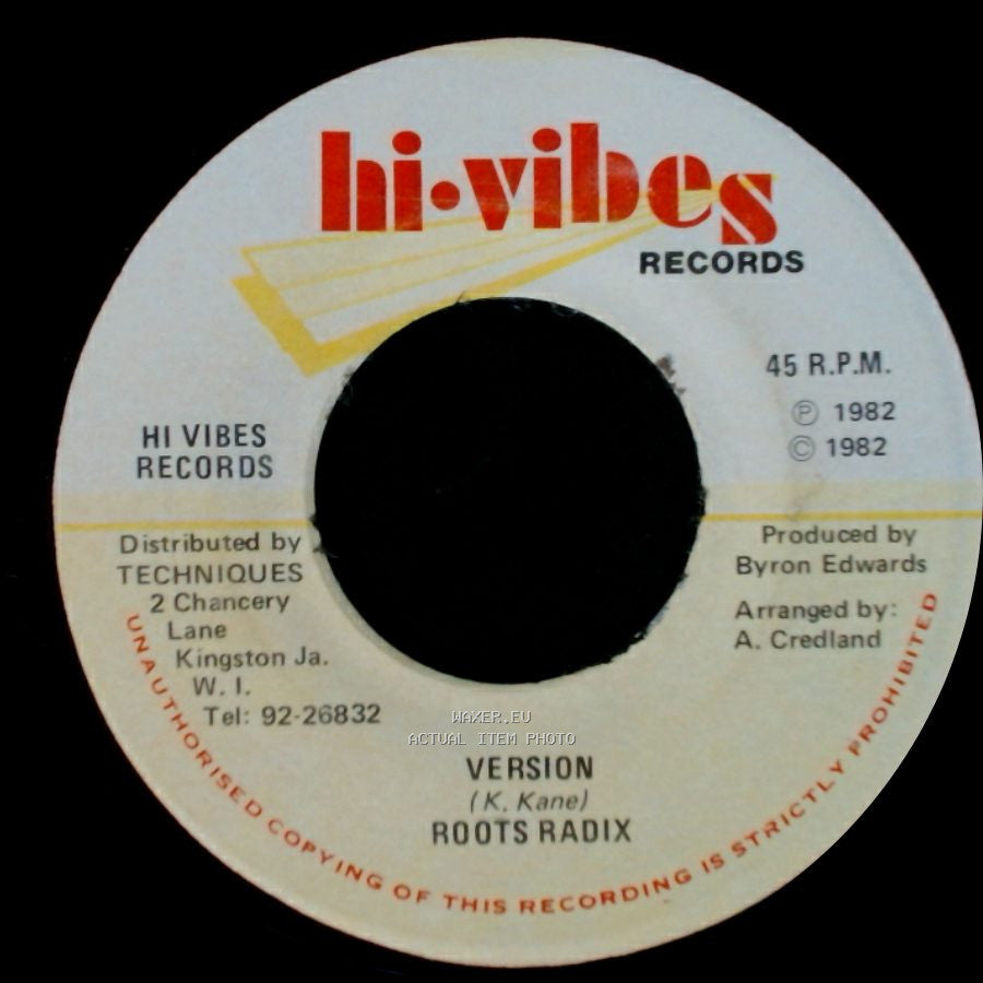 Karen Kane / Roots Radix - Love Trap / Version side B