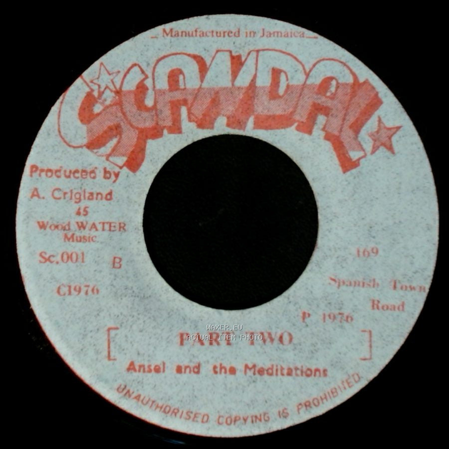 Ansel And The Meditations - Tricked / Part Two side B