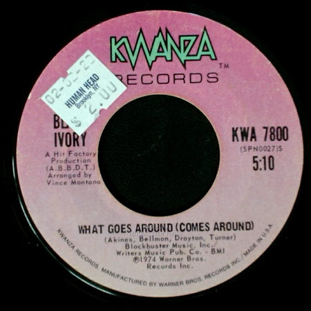 Block Ivory / Black Ivory - What Goes Around (Comes Around) / No One Else Will Do side A