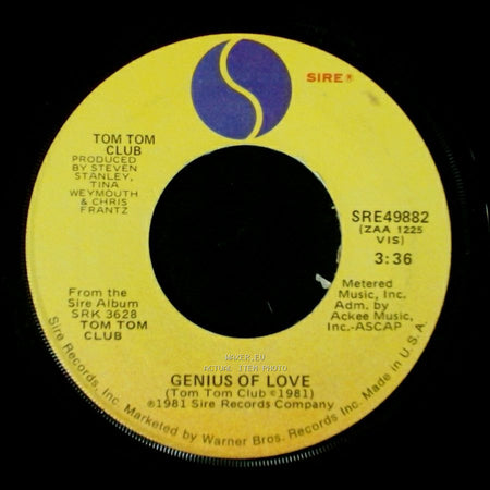 Tom Tom Club - Lorelei (Instrumental) / Genius Of Love side B