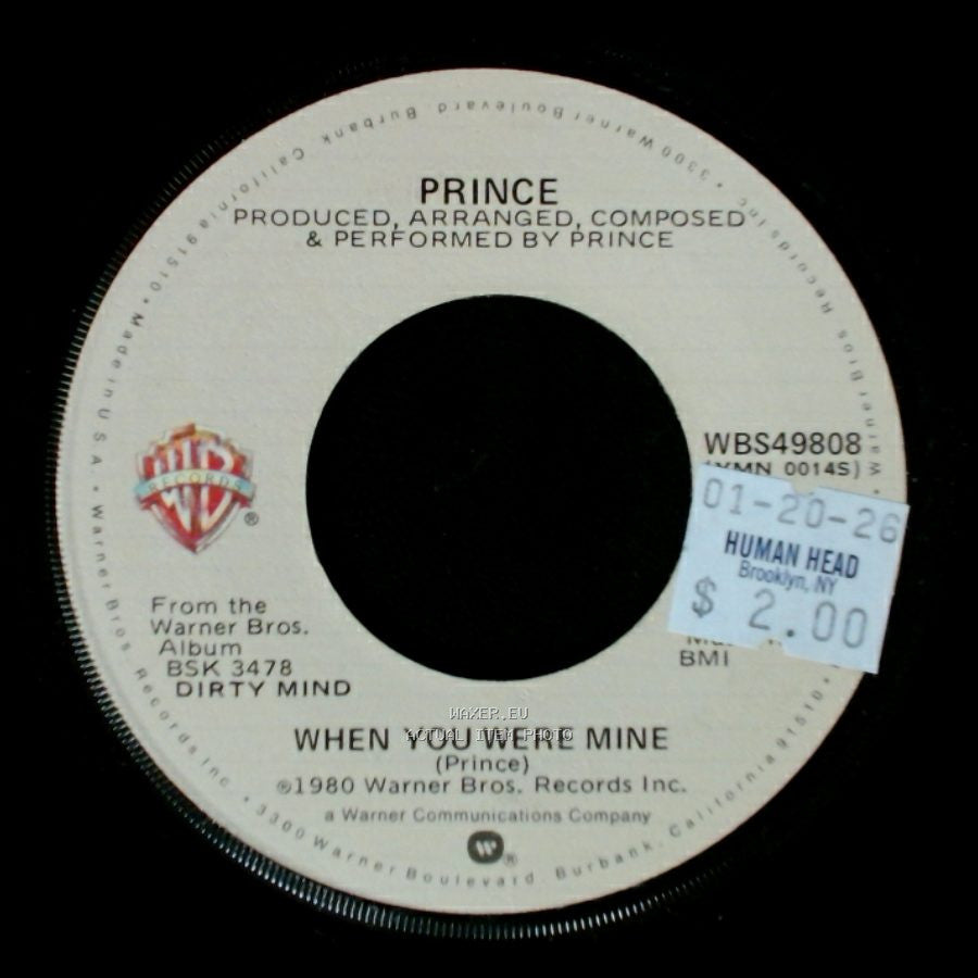 Prince - When You Were Mine / Controversy side A