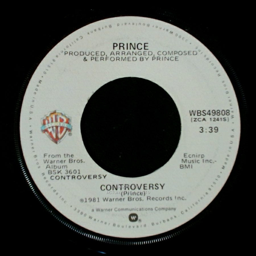Prince - When You Were Mine / Controversy side B