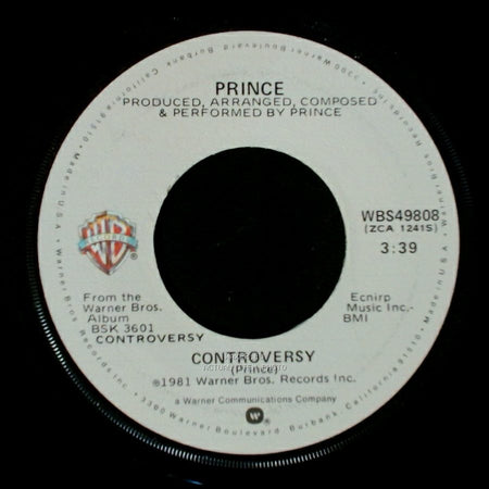 Prince - When You Were Mine / Controversy side B