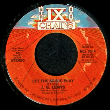 J. G. Lewis - Let The Music Play / Let The Music Play side A