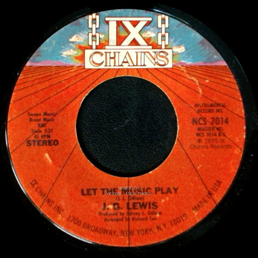 J. G. Lewis - Let The Music Play / Let The Music Play side B