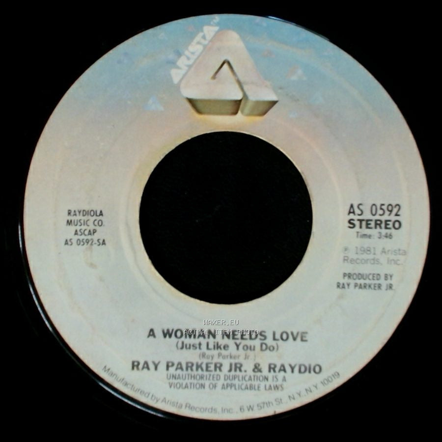 Ray Parker Jr. & Raydio - So Into You / A Woman Needs Love (Just Like You Do) side B