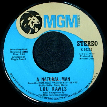 Lou Rawls - A Natural Man / You Can't Hold On side A